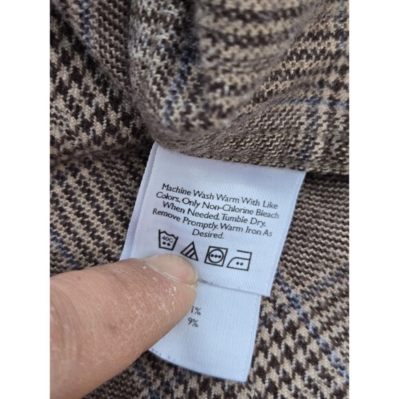 Eddie Bauer Heavy Flannel Plaid Button Up Shirt - Picture 10 of 11